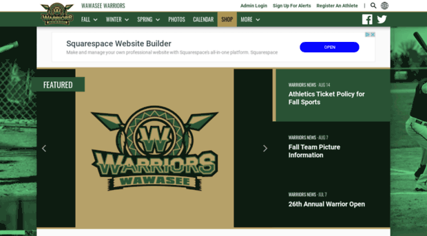 wawaseeathletics.com