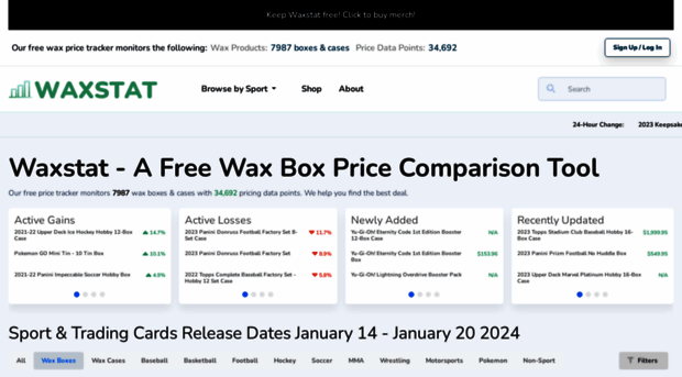 waxstat.com