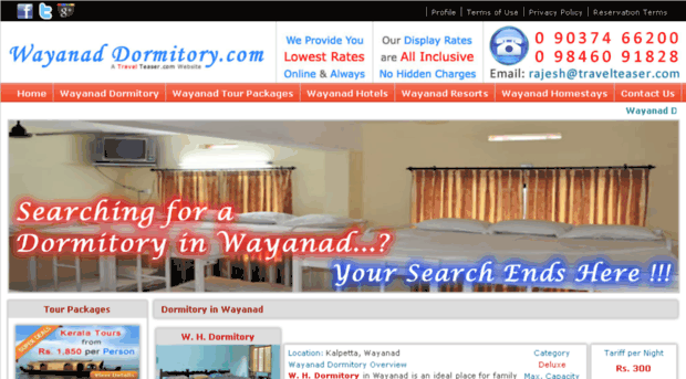 wayanaddormitory.com