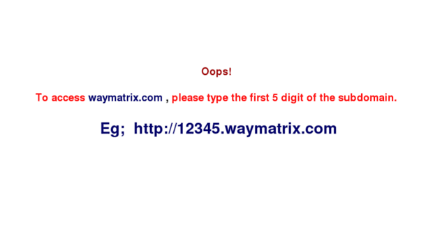 waymatrix.com