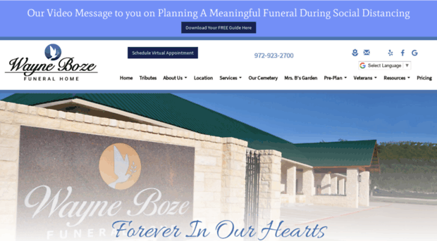 waynebozefuneralhome.com