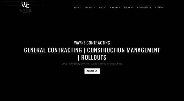 waynecontracting.com