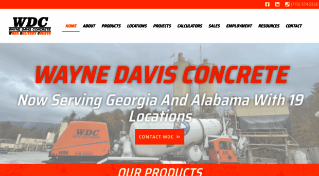 waynedavisconcrete.com