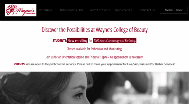 waynescollegeofbeautyinc.com