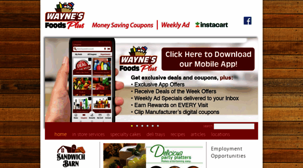 waynesfoodsplus.com