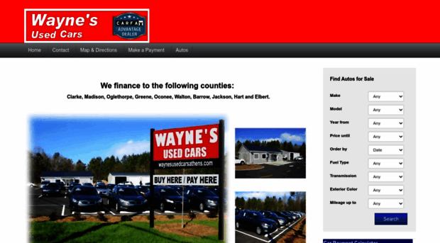 waynesusedcarsathens.com