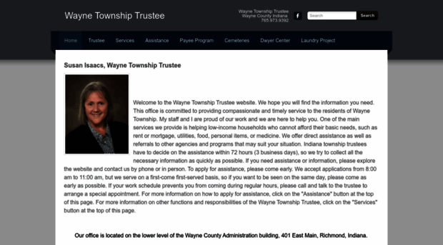 waynetownshiptrustee.com