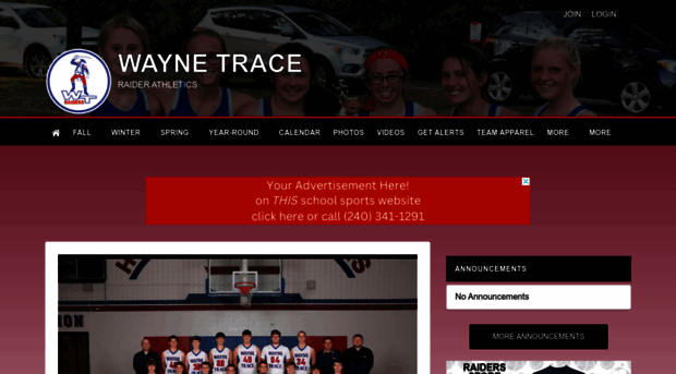 waynetraceathletics.bigteams.com