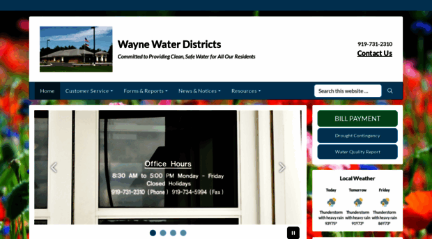 waynewaterdistricts.com