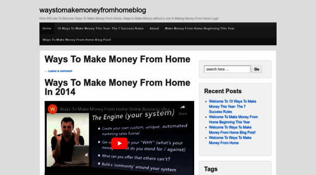 waystomakemoneyfromhomeblog.wordpress.com