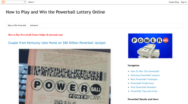 waystowinthepowerball.com