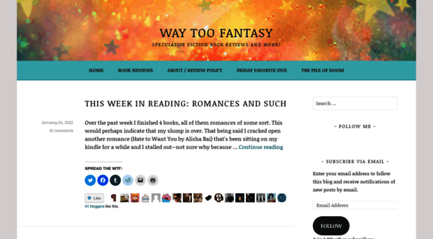 waytoofantasy.com