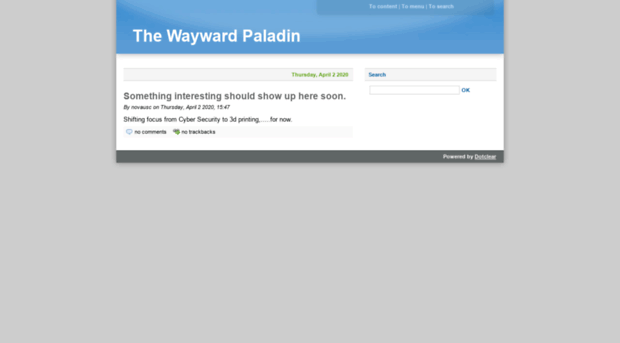 waywardpaladin.com