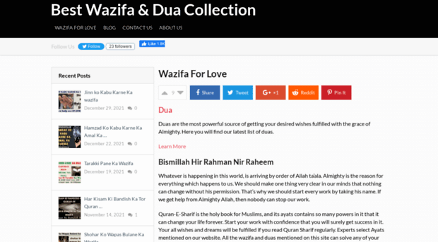 wazifa.in