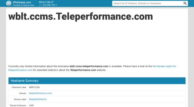 wblt.ccms.teleperformance.com.ipaddress.com