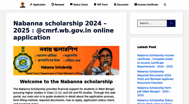 wbnabannascholarship.in