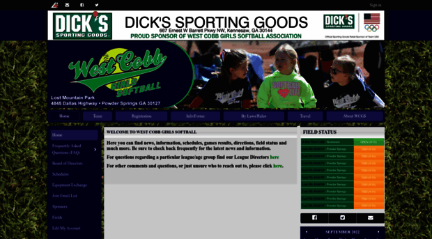 wcgsoftball.com