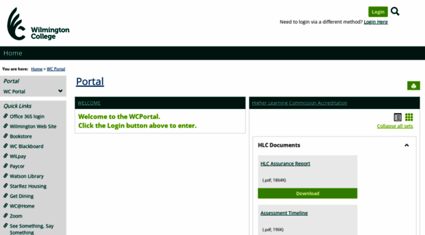 wcportal.wilmington.edu