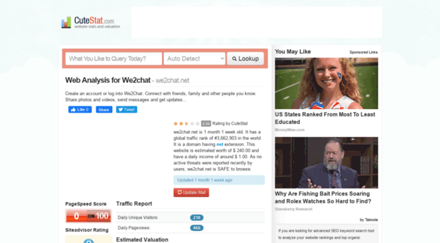 we2chat.net.cutestat.com