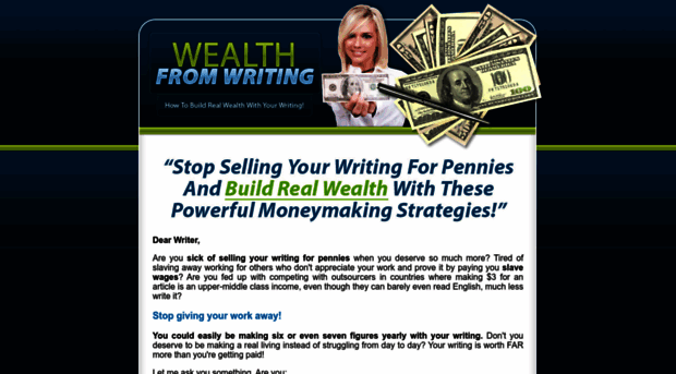 wealthfromwriting.com