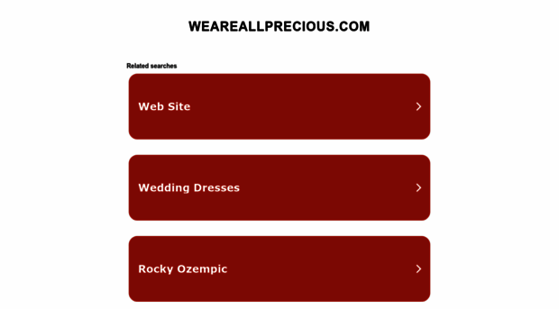 weareallprecious.com