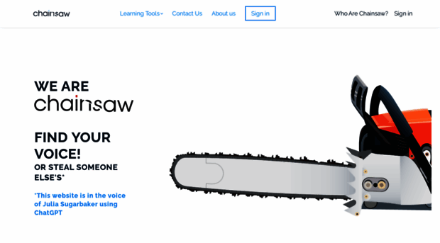 wearechainsaw.com