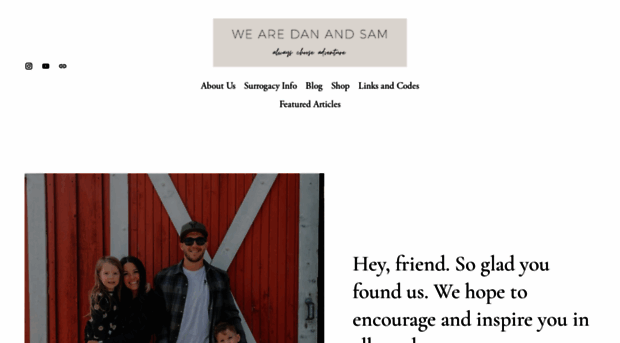 wearedanandsam.com