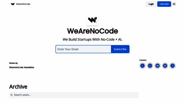 wearenocode.beehiiv.com