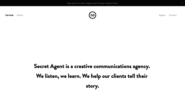 wearesecretagent.com