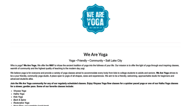 weareyogaslc.com