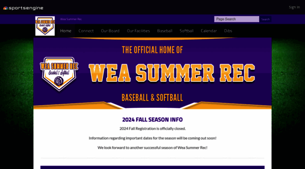 weasummerrec.com