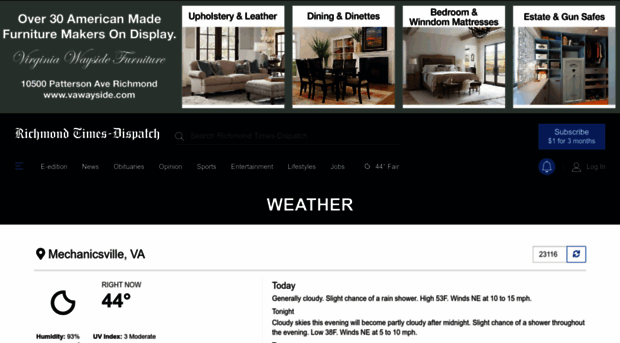 weather.timesdispatch.com