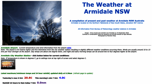weatherarmidale.com