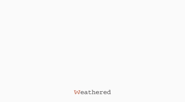 weathered.com.au