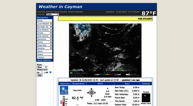 weatherincayman.com