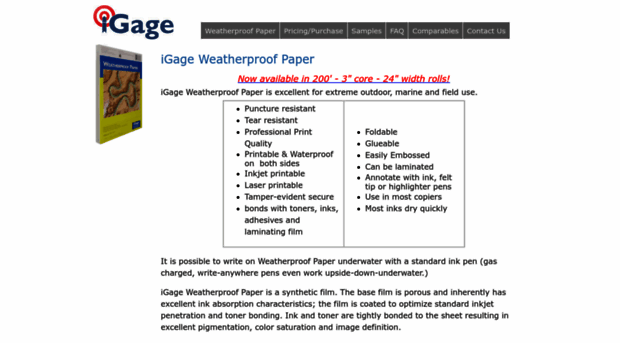 weatherproofpaper.com