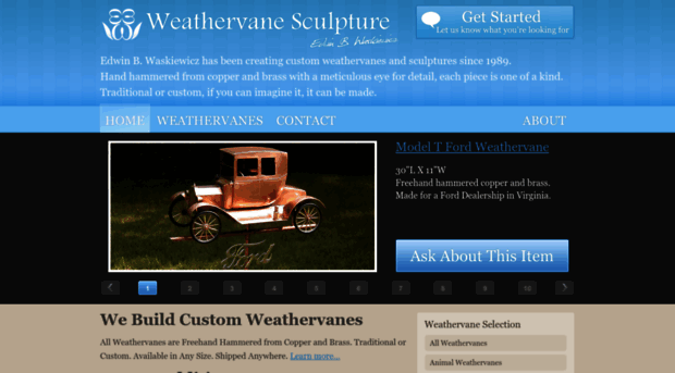 weathervanesculpture.com