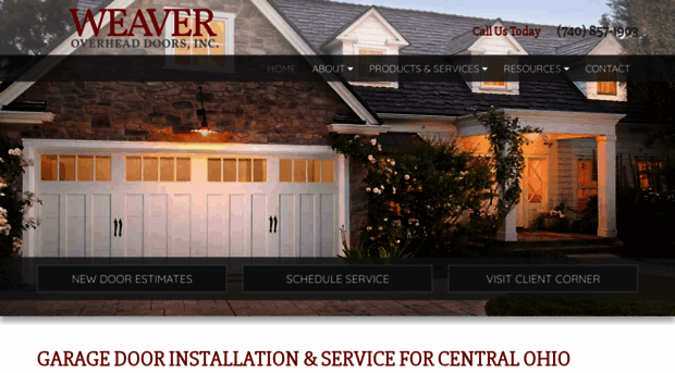 weavergaragedoors.com