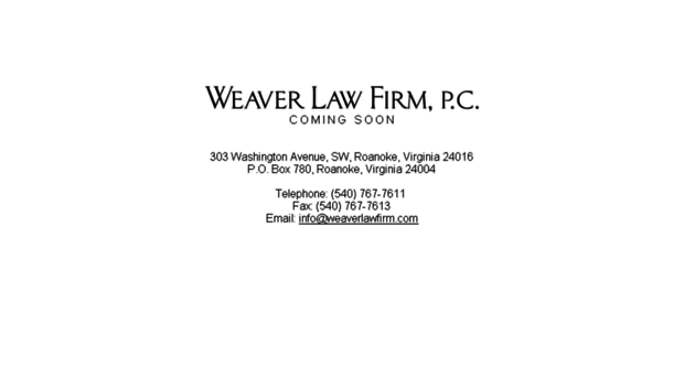 weaverlawfirm.com