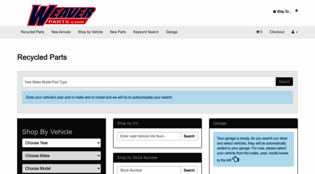weaverparts.autopartsearch.com