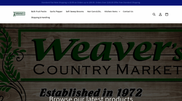 weaverscountrymarket.com