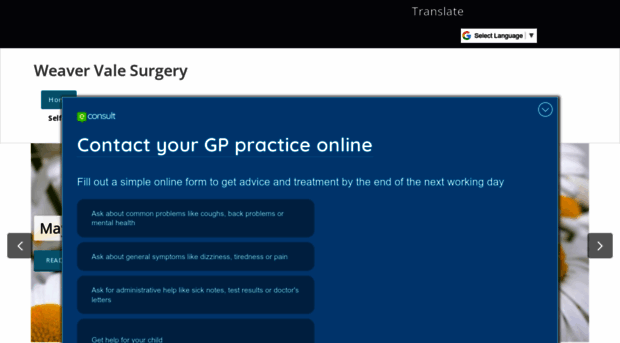 weavervalesurgery.nhs.uk