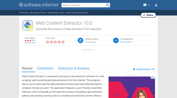 web-content-extractor.software.informer.com