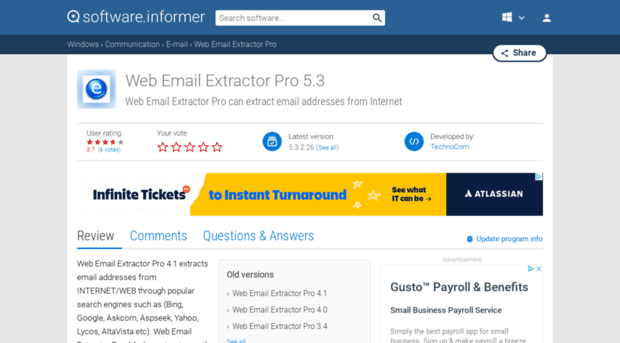 web-email-extractor-pro.software.informer.com