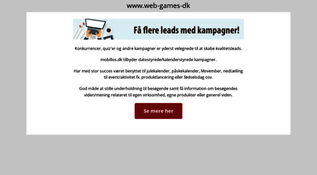 web-games.dk