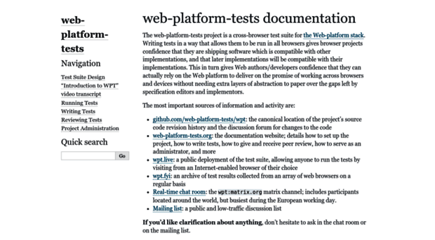 web-platform-tests.org