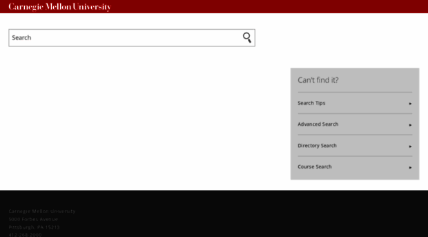 web-search.andrew.cmu.edu