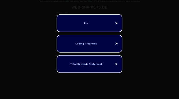 web-snippets.de