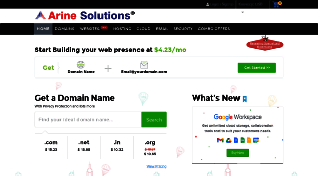 web.arinesolutions.com