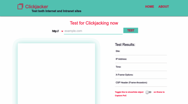 web.clickjacker.io